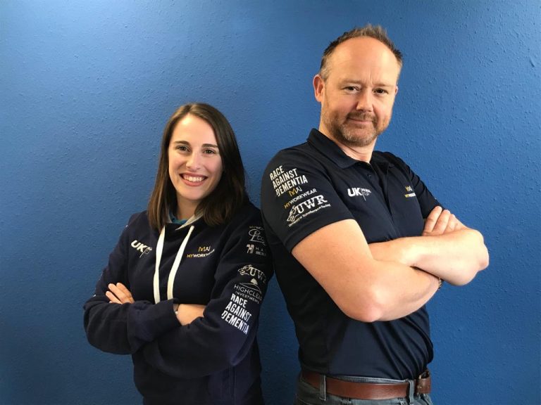 Pictured are Lauren Chandler and James Worthington of MyWorkwear