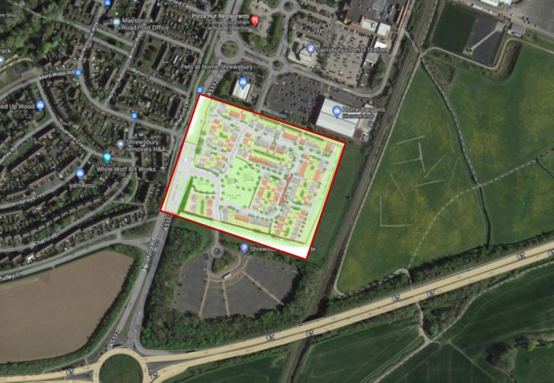 Bellway has purchased land off Hereford Road to construct the new homes