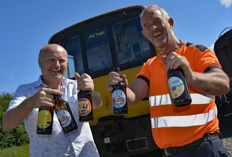 Shane Parr - Co Owner Stonehouse Brewery with Andy Green CHR General Manager