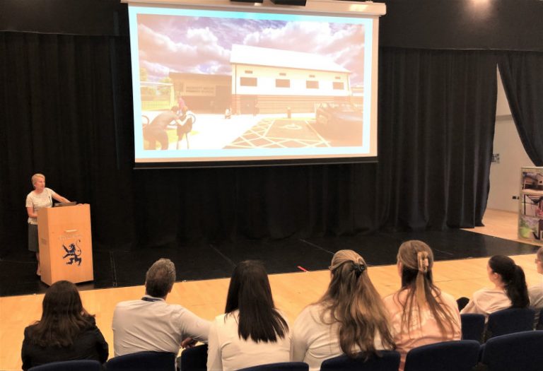 Dr Gill Eatough explains the plans for the new Allscott school