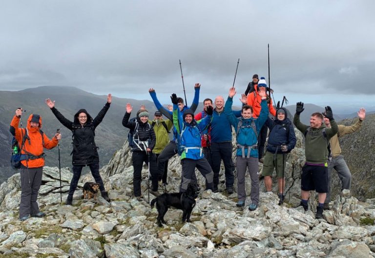 Participants take part in the programme in North Wales