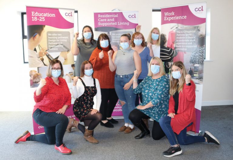 Condover College’s staff who have been shortlisted for the West Midlands GBCA: Jade Wright (representing SaLT Team), Katy Russell, Amy Round, Hazel Rice, Olivia Wade, Anna Hubbleday, Vikki Pryce, Jo Mear and Kathryn Harris