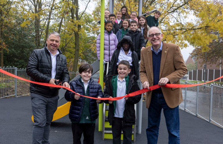 The new play park located off Marrion’s Hill. Photo: Telford & Wrekin Council