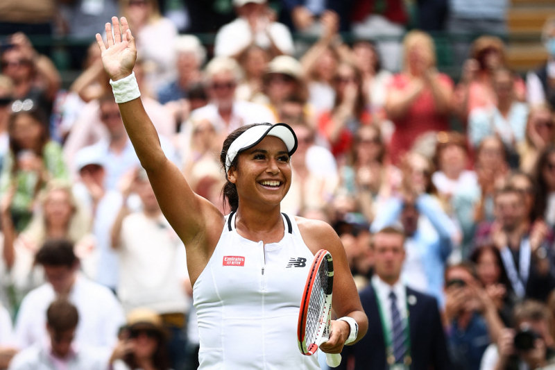 Heather Watson, who has entered the Budgen Motors W100 tournament at The Shrewsbury Club, will also headline an evening of tennis conversation next week. Photo: Courtesy of Getty Images for the LTA.