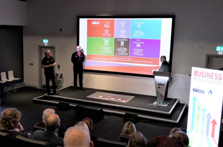 The first roadshow event was held at Aico in Oswestry