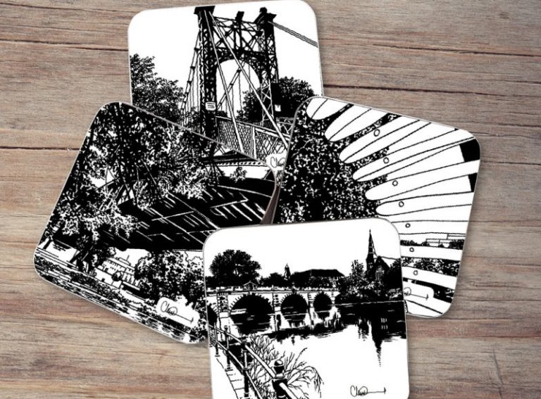 Special edition coasters by Charlie Adlard