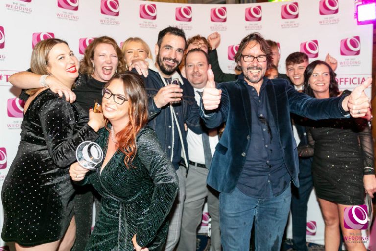 Stuart and the team from The Hundred House celebrate the award at the prestigious ceremony