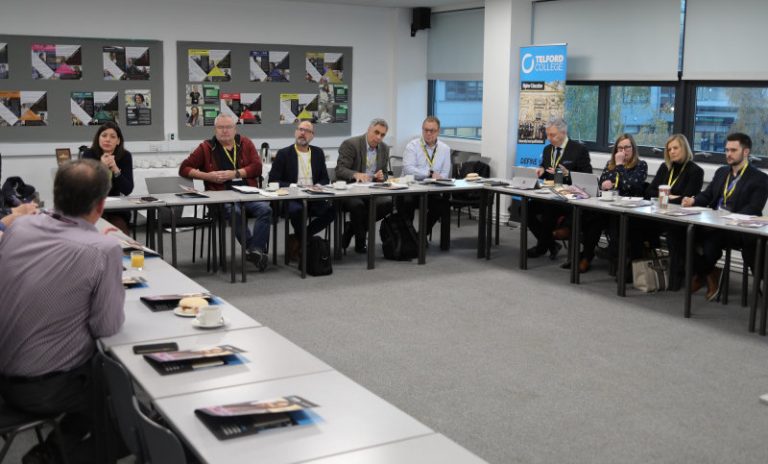Telford Business Board meeting in person at Telford College