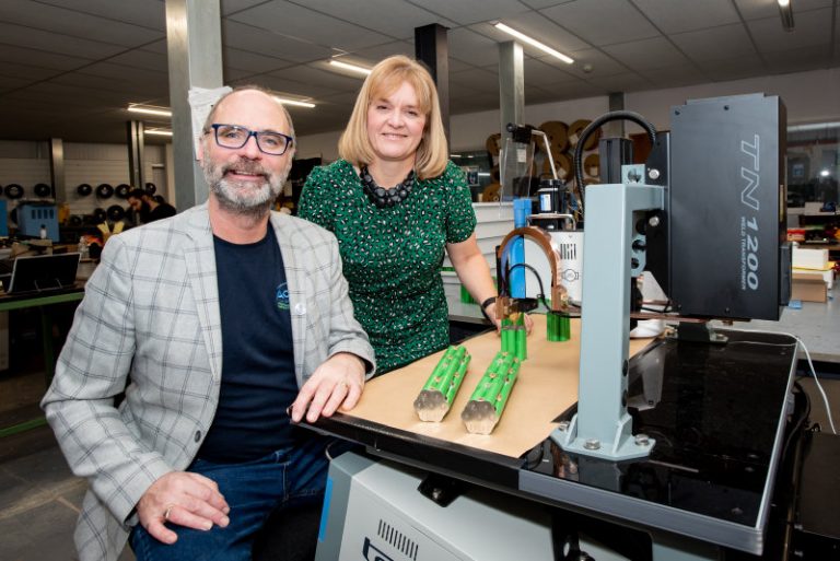 Mark Thompson and Caroline Cattle at Aceon in Telford