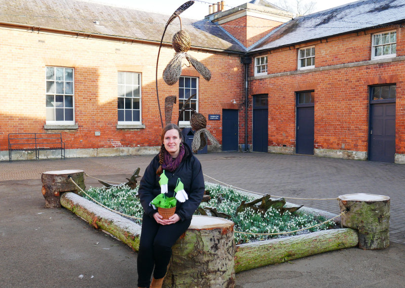 Attingham's snowdrop willow sculpture