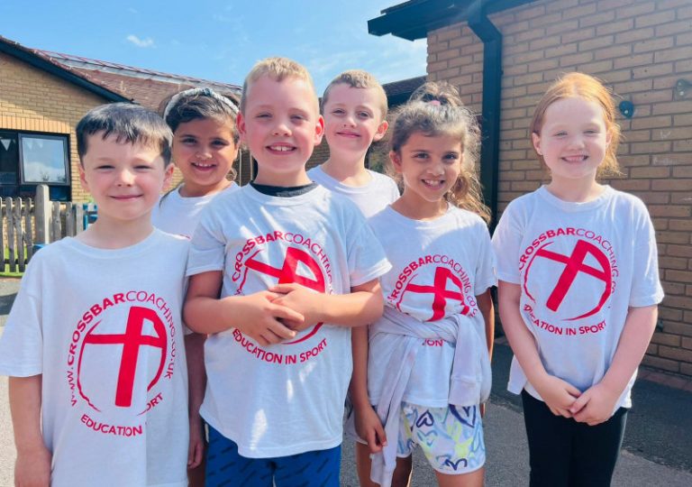 Children enjoying themselves at a previous Crossbar holiday club