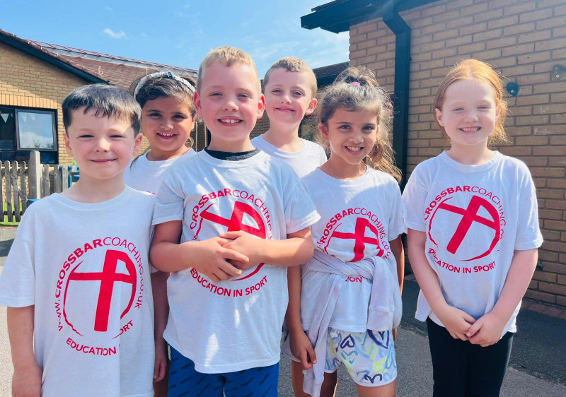 Children enjoying themselves at a previous Crossbar holiday club
