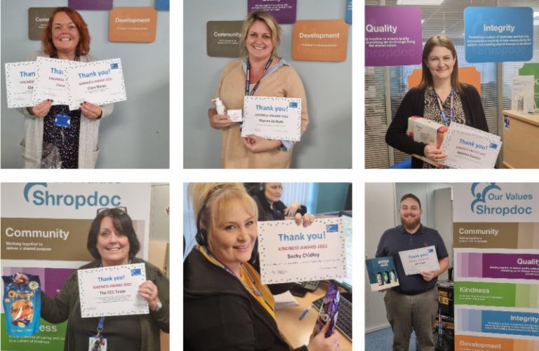 Certificates were presented with little ‘thank you’, prizes kindly donated by Shropdoc and local businesses