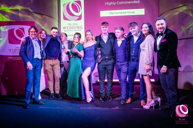 The Hundred House team at the awards ceremony