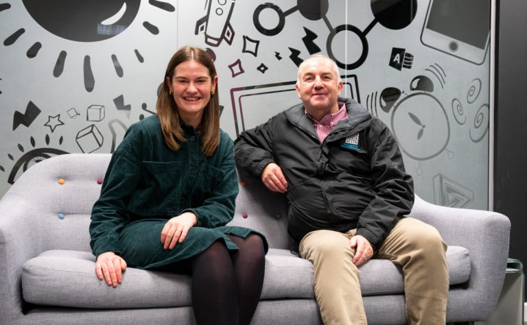 Amelia Redge (Head of Growth & Marketing at Reech) and Kevin Lockwood (Centre Manager at Shrewsbury Shopping Centres)