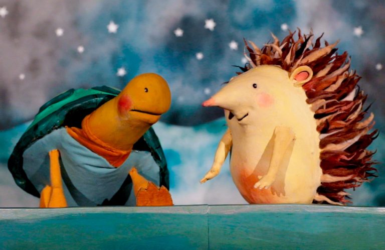 This charming tale follows a hedgehog and a tortoise both looking for the right someone to give them a much-needed hug