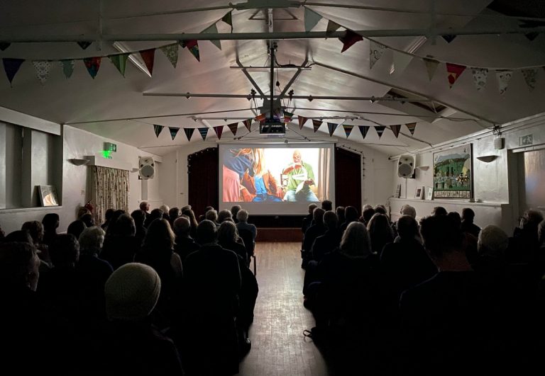Arts Alive screening a film at a community venue