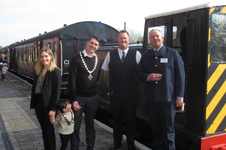 Mayor launches Cambrian Heritage Railways 2023 season