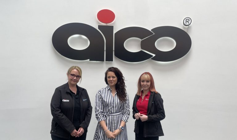 Jane Pritchard, Community Liaison, Laura Butler, of Wellbe and Lily Ellis, Sustainability Lead at Aico