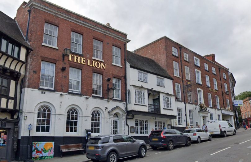 The Lion Hotel in Shrewsbury. Image: Google Street View