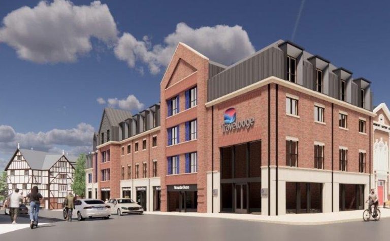 The hotel would be located on part of the current car park on the corner of Barker Street and Claremont Street