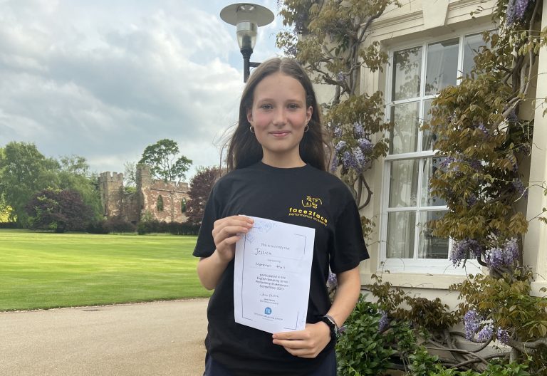 Moreton Hall pupil and thespian Jessica Middleton has won the regional final of the English Speaking Union’s Shakespeare competition