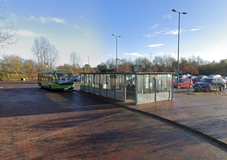 Meole Brace Park and Ride in Shrewsbury. Image: Google Street View