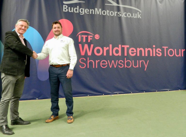 Shropshire recruitment agency to sponsor main arena at The Shrewsbury Club’s ITF World Tennis Tour event
