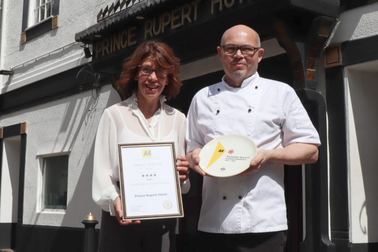 Shrewsbury hotel celebrates four-star AA rating