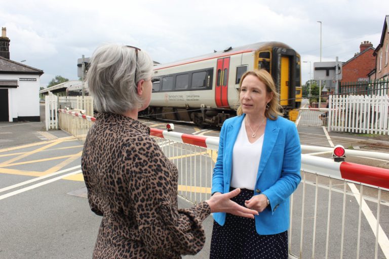 Helen at Gobowen Station