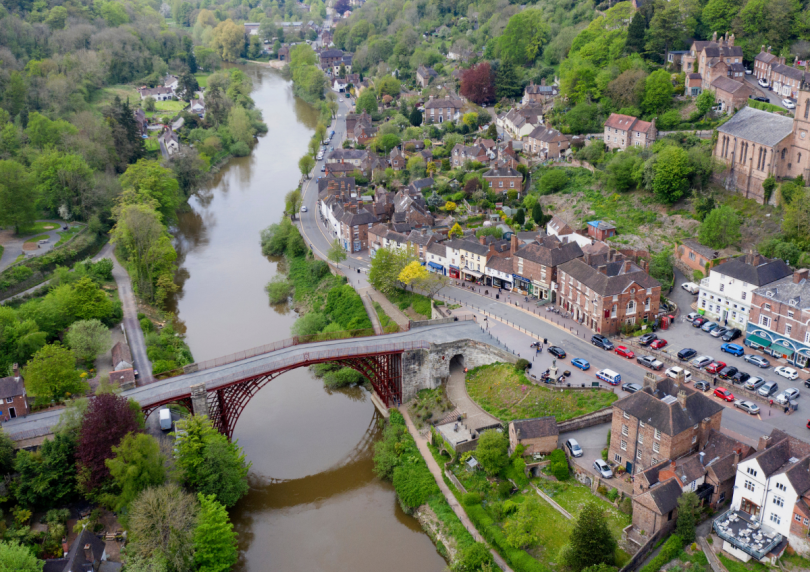 The Ironbridge Gorge World Heritage Site. Photo Telford & Wrekin Council
