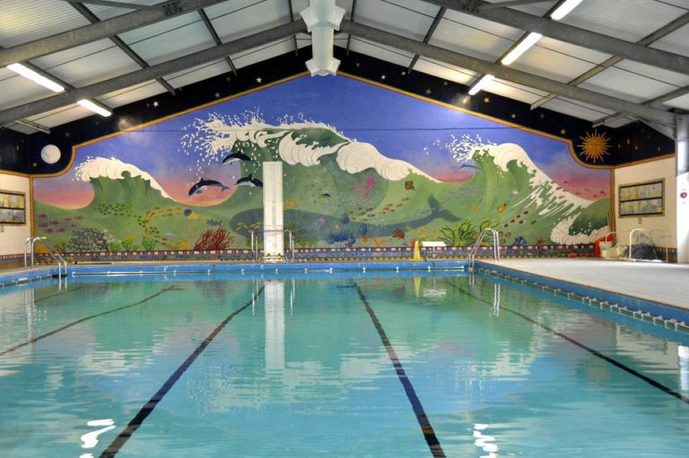 The swimming pool at SpArC in Bishop’s Castle. Photo: Shropshire Council