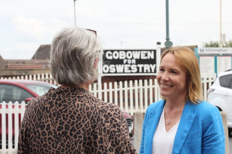 Helen at Gobowen Station