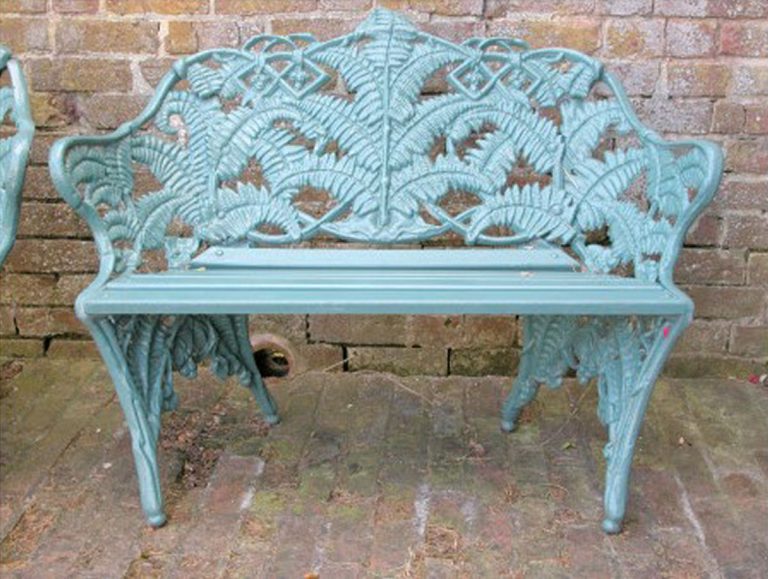 Pictured, one of the stolen benches at Dudmaston