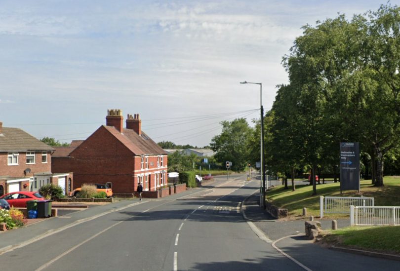 The collision happened on Haybridge Road outside Telford College. Image: Google Street View
