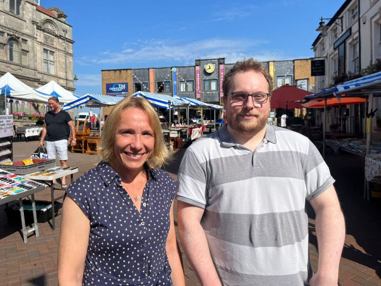 North Shropshire MP Helen Morgan with James Owen