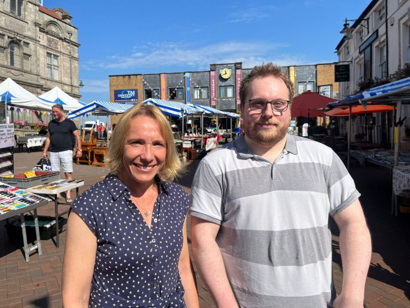 North Shropshire MP Helen Morgan with James Owen