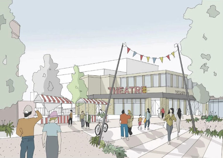 Telford Theatre is to undergo a transformation with Levelling Up Funding. Image: Telford & Wrekin Council