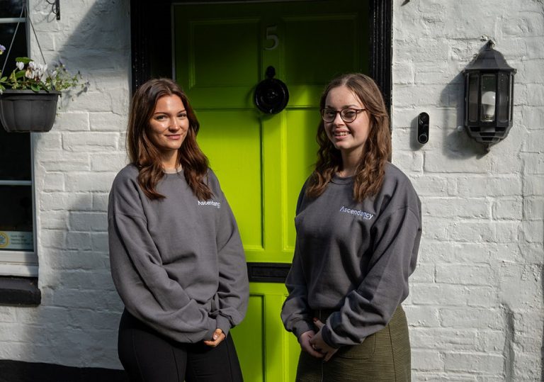 Apprentices Alice Sereda, left, and Madeline Harper