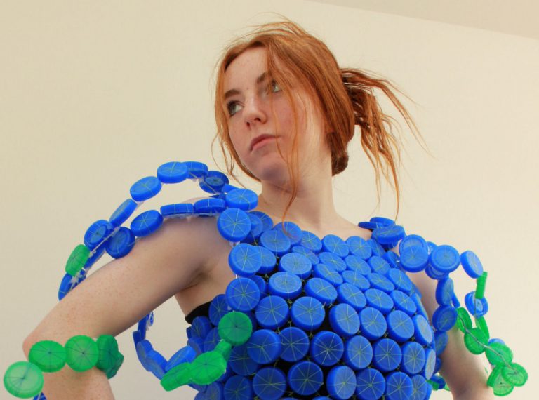 Charlotte in the finished 'Mawley' dress