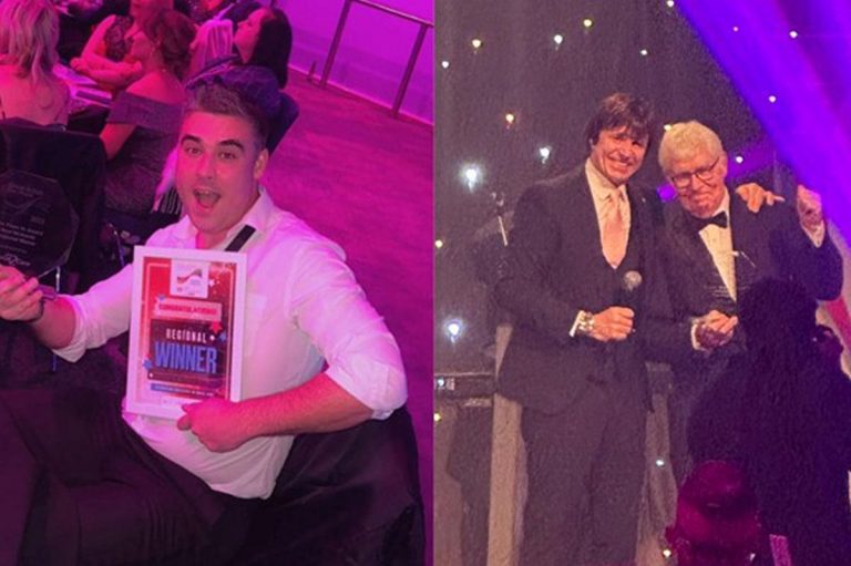 Lewis Collins, Radfield's Recruitment Manager, won the Recruitment, Retention & Recognition award whilst Richard Cox, received the prestigious 'Home Care Worker of the Year' title
