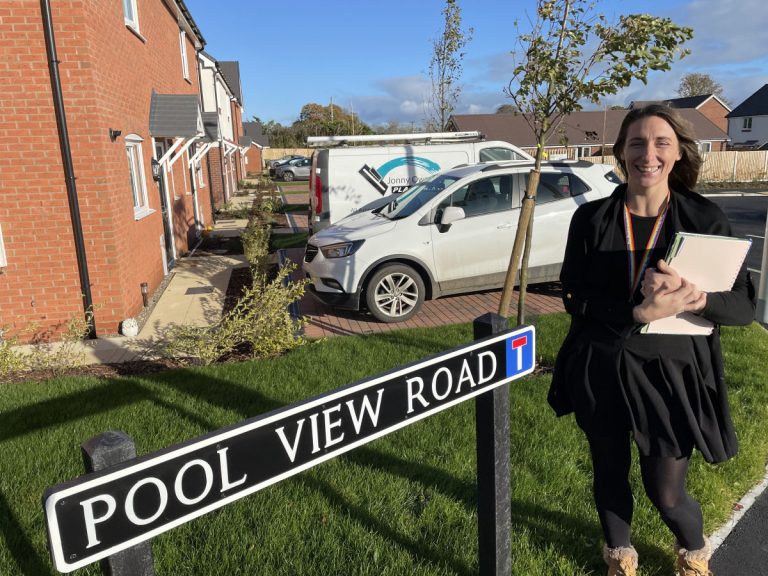 The Wrekin Housing Group's Housing Executive Louise Weston has been helping people settle in at their new homes