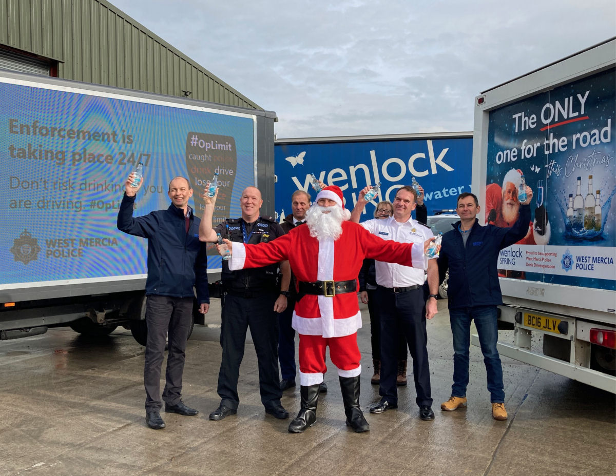 The firm launched 'The Only One for the Road' campaign - in conjunction with West Mercia Police