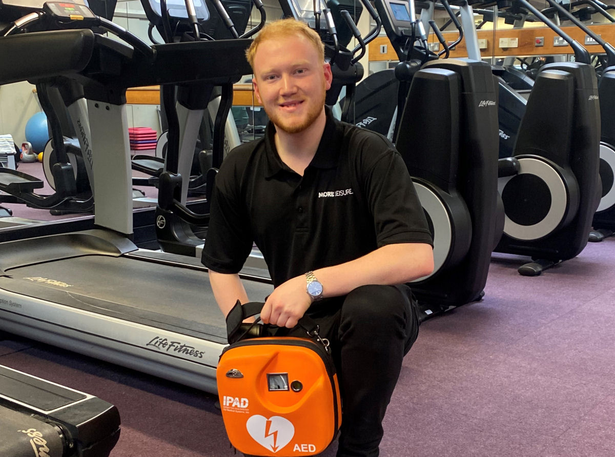 Felix Owen-Sinclair, Duty Manager at the Quarry Swimming & Fitness Centre.