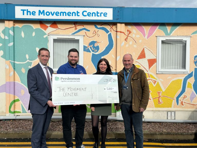 David Greengrass – Sales Director at Persimmon Homes West Midlands, Curtis Langley - Fundraising and Marketing Officer at the Movement Centre, Taylor Robinson – External Affairs Manager at Persimmon Homes and Cllr Mark Jones – Portfolio Holder for Growth and Regeneration at Shropshire Council.