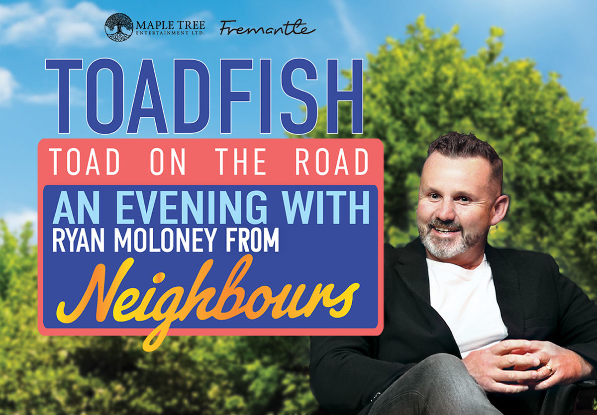 Toad on the Road – An Evening with Ryan Moloney from Neighbours