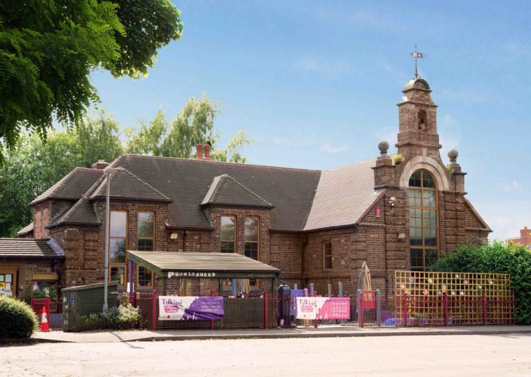 The current community centre is in the former assembly hall at what was originally Lawley Board School on Arleston Lane. Photo: Telford & Wrekin Council