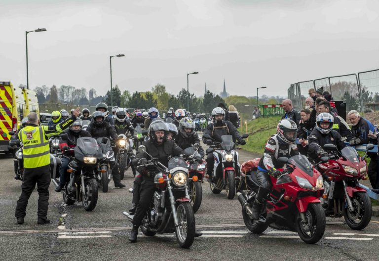 Midlands Air Ambulance Charity is giving two lucky riders the opportunity to ride alongside a host of famous VIPs