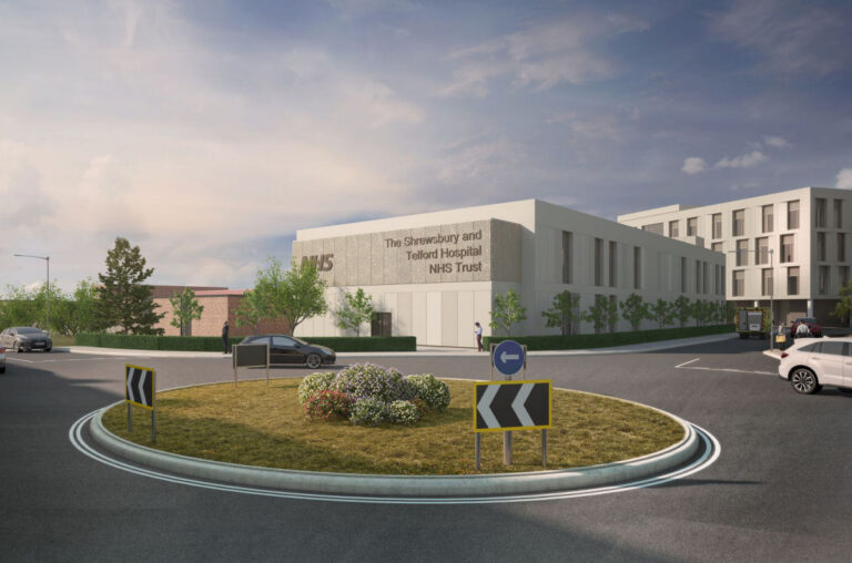 An artist’s impression of how the new development at RSH will look