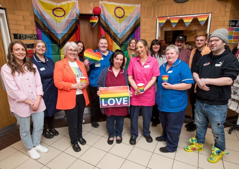 The LGBTQ+champions met at a special anniversary celebration in Bridgnorth